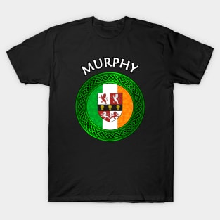 Irish Flag Shamrock Celtic Knot - Murphy T-Shirt